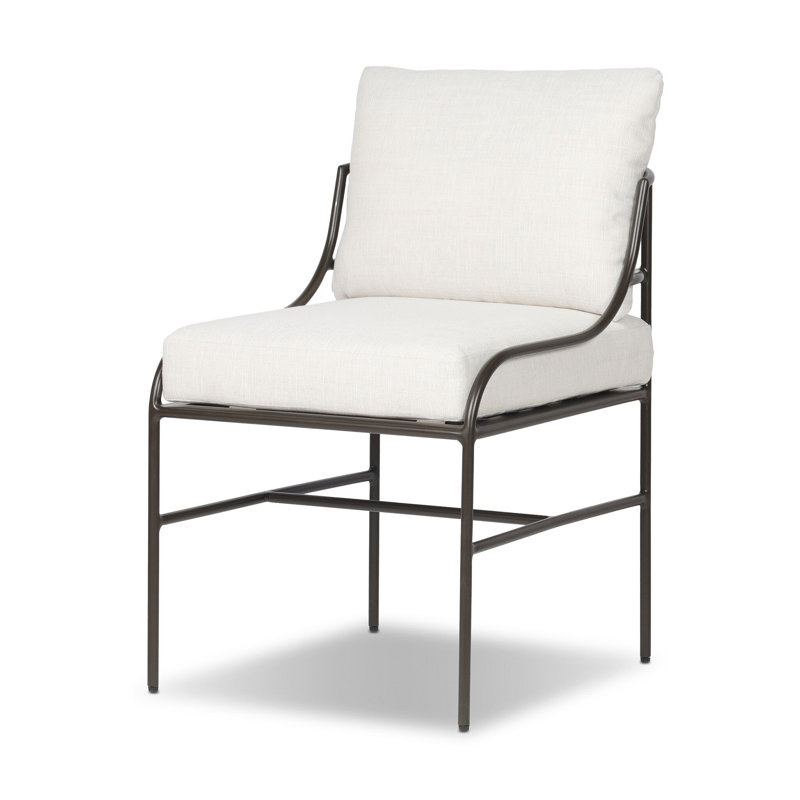 Segovia Outdoor Dining Chair-Catalina Stone, Vergo Cream