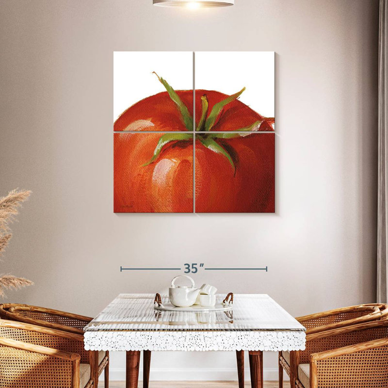 Yarlin Juicy On White, 38" H x 38" W