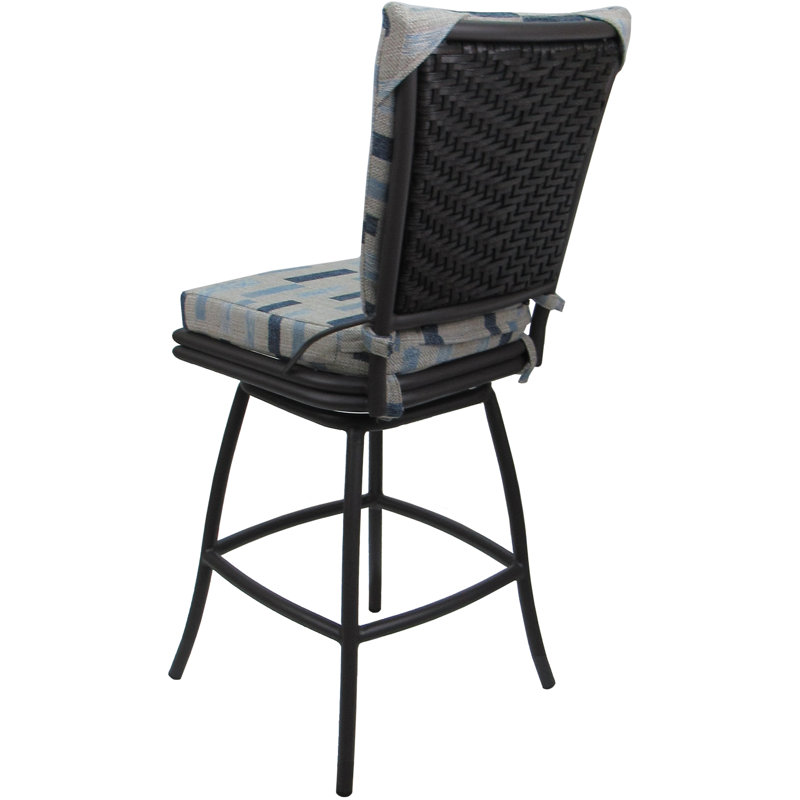 Tabouret de bar 26 "pour l'extérieur ou l'intérieur sans accoudoirs, Gris