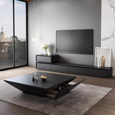 Table basse carrée légère, moderne et minimaliste