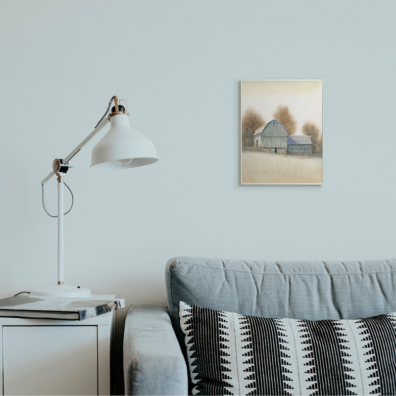 «Vintage Farm Barn Stable Neutral Autumn Tones» par Timothy O 'Toole, impression, H 15 po x l 10 po x P 0,5 po, Plaque murale