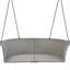 2 balançoires suspendues, tissu imperméable, véranda confortable facile à installer avec coussin et coussins amovibles