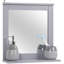 Geva Wood Flat Wall Mirror with Shelves