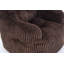 Fauteuil à billes en velours côtelé doux et moelleux rempli d'éponge à mémoire de forme-418667361