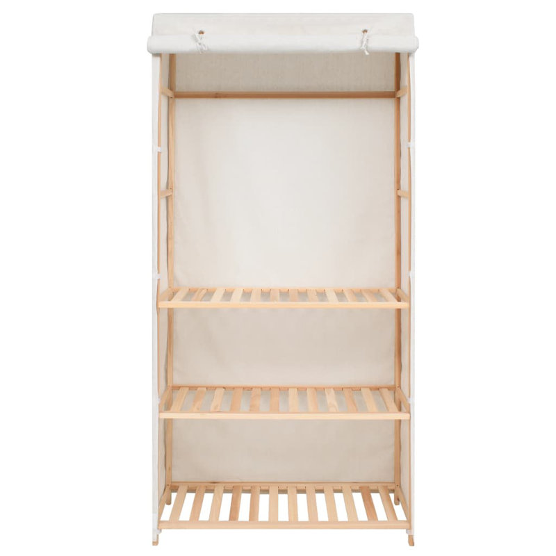 1 Door Wardrobe, White