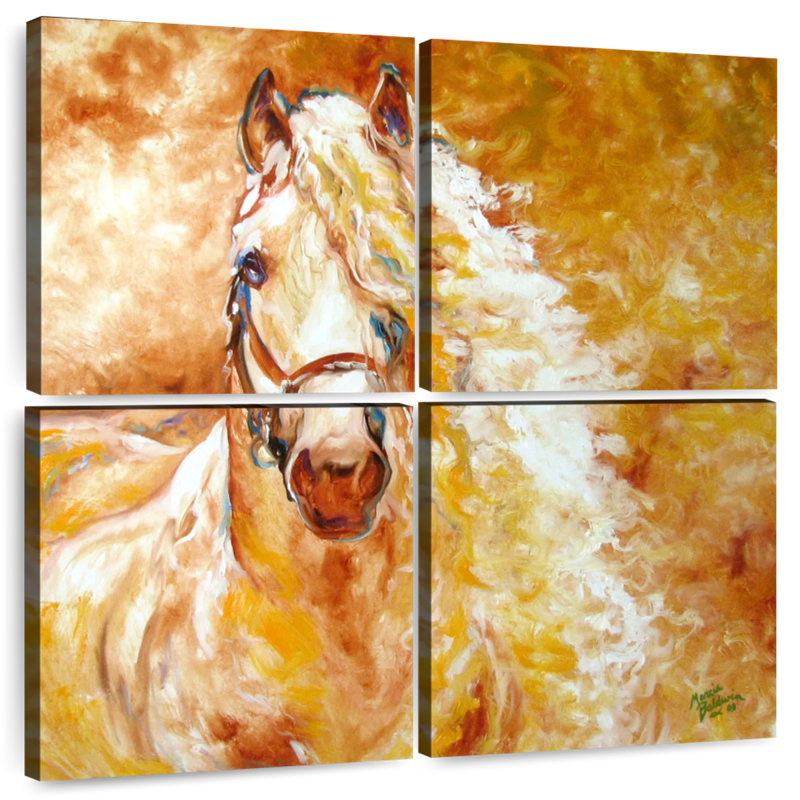 Brampt Golden Grace andalou équin, H 26 po x l 26 po