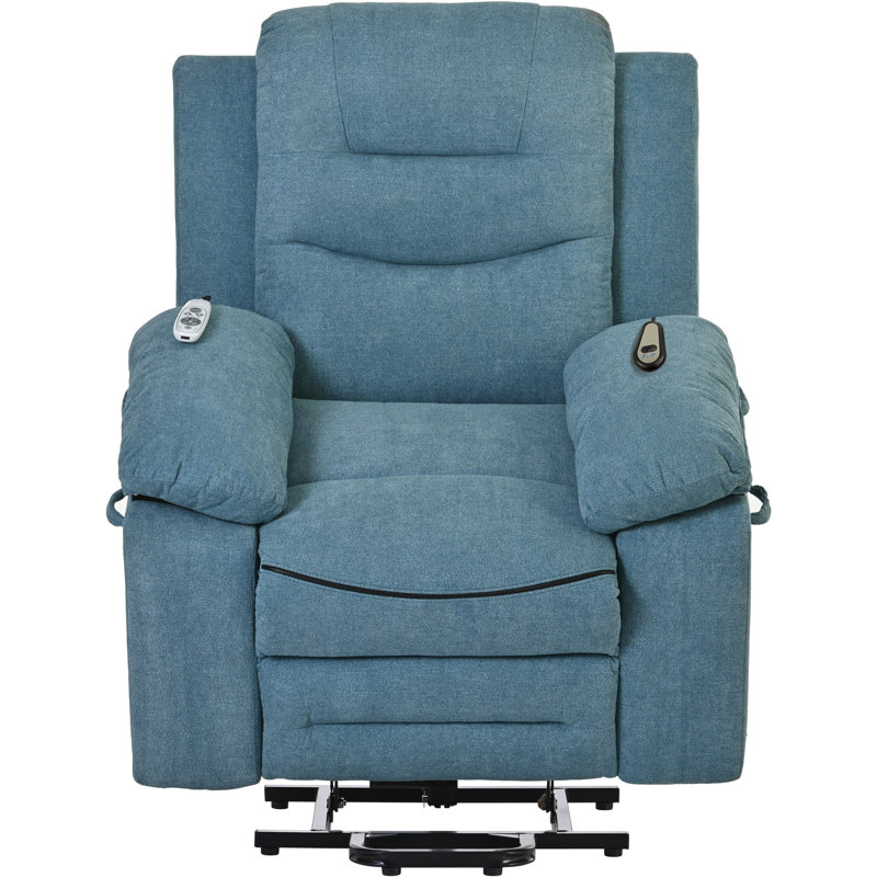 Fauteuil inclinable électrique Elian, Bleu