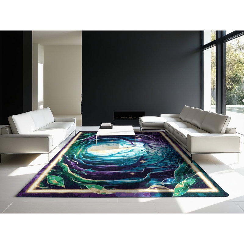 Cosmic Sprouts Rug, Rectangle 6' x 9'
