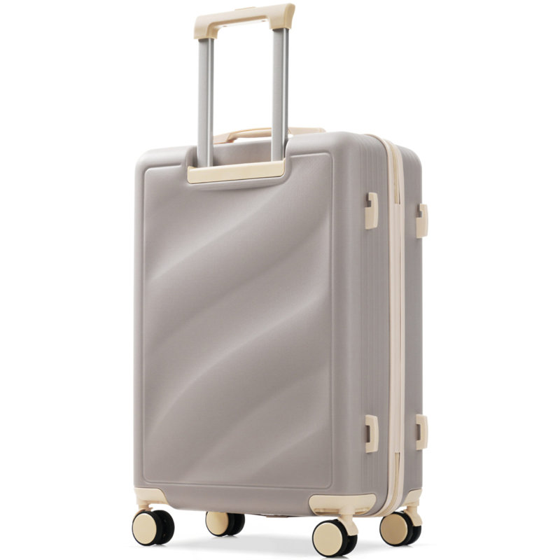 Ensemble de bagage 3 pièces, valises durables en ABS léger avec roulettes pivotantes et bagage de transport à verrou TSA