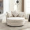 Chaise longue intérieure pivotante en chenille avec rangement 360 ° Saugus