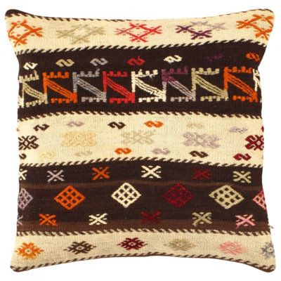 Vintage Turkish Pasargad Hand Knotted kilim Pillow 24''