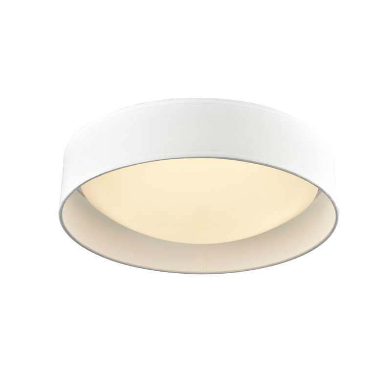 Nellie Cotton Flush Mount, Cream