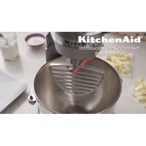 Pastry Beater for KitchenAid Bowl-Lift Stand Mixers KSMPB7 Silver