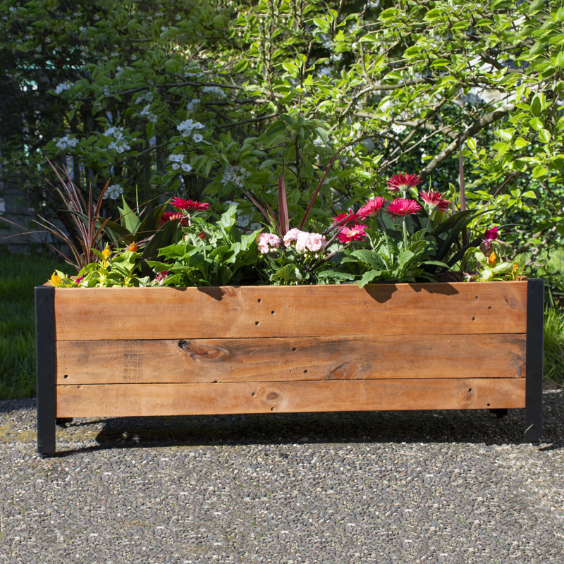 Boîte à fleurs en bois Anselmo