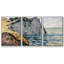 Ensemble de 3 pièces encadrées sur toile Monet-2043264088-2043264095