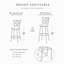 Ensemble de 3 tabourets de bar pivotants convertibles avec assises en microfibre moelleuse et hauteur réglable
