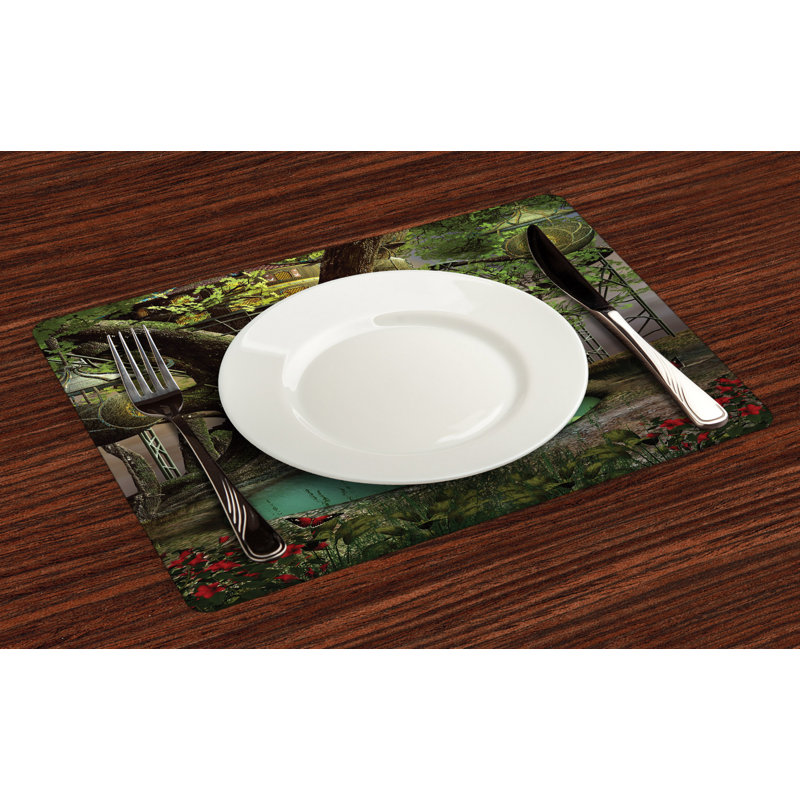 Polyester Patterned Rectangle Placemat