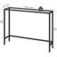 Sirine 100 Console Table With Tempered Glass Top-853468445
