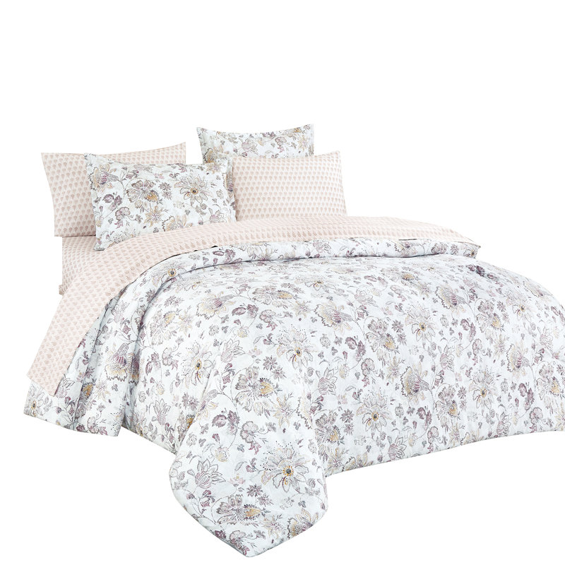 Gayora 7 Piece Bed In A Bag Comforter Set, Twin Extra Long Comforter + 6 Additional Pieces