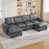 Grey Faux Leather