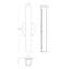 1 - Light LED Bath Sconce-64112822