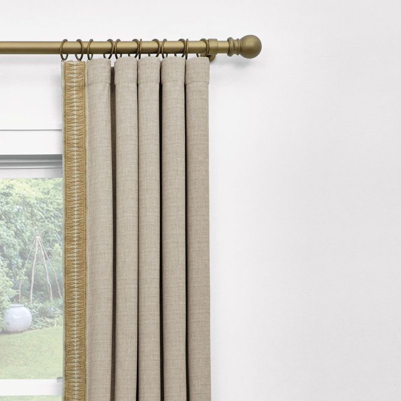 Daleyza Room Darkening Curtain, 48" W x 108" L
