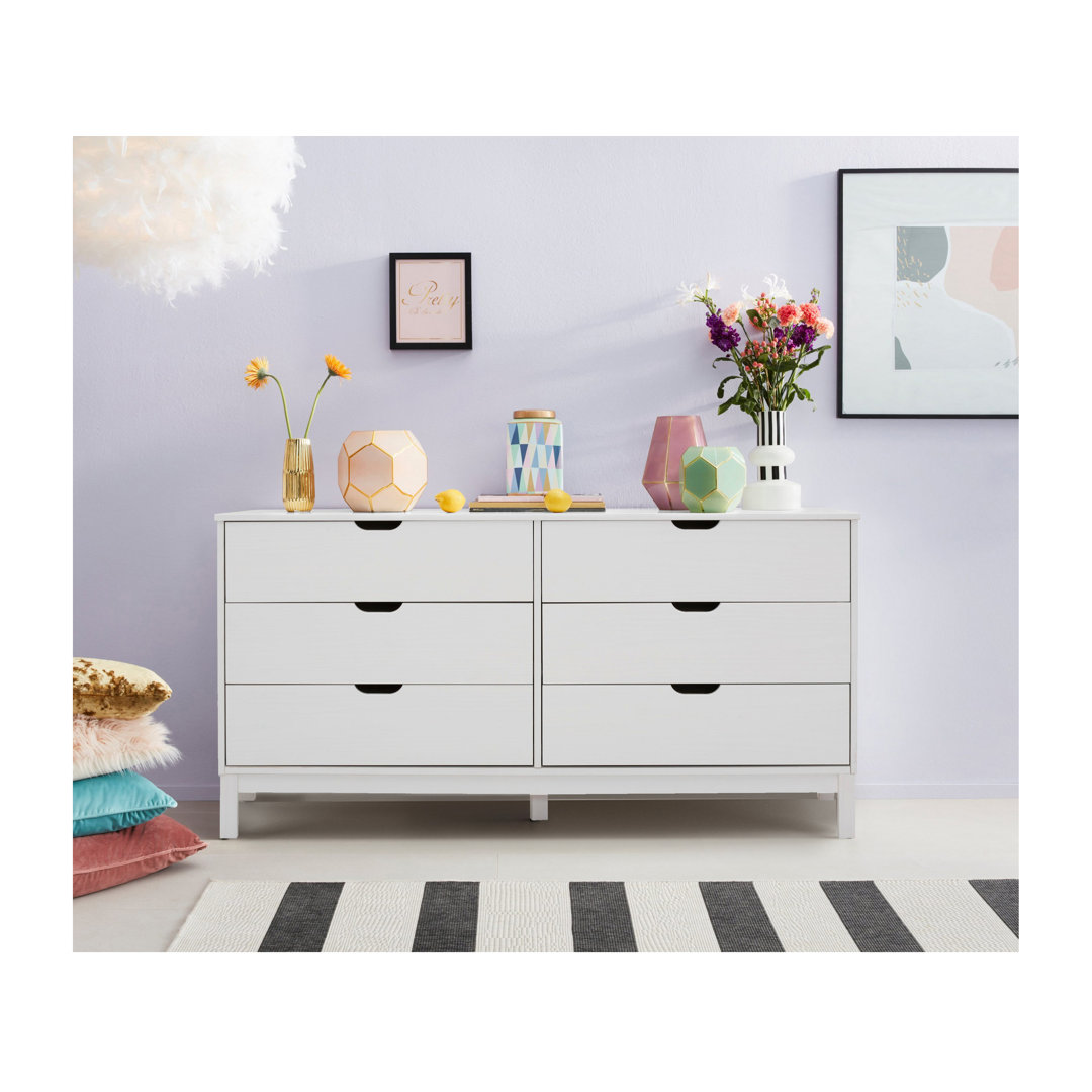 Eisenman 6 Drawer Double Dresser