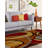 Cafe Performance Brown/Red/Gray Rug-311016467