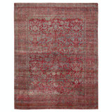 Red Alchemy Transitional Wool Silk Blend Rug - 11'9"" x 14'11""