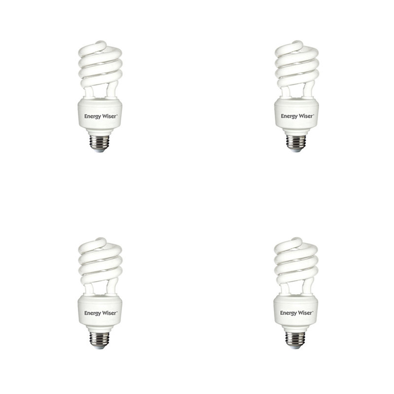 32 watts, ampoule fluocompacte T4, à intensité variable, blanc chaud (2700K) E26 / culot moyen (standard)