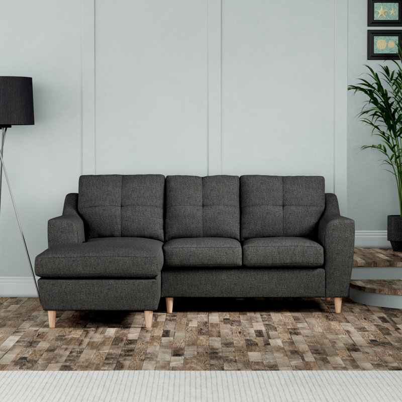 Espitia Corner Chaise, Left Hand Facing, Charcoal