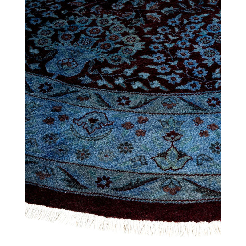 Fine Vibrance One-of-a-Kind 6' 1" X 6' 1" Hand Knotted Area Rug