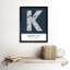 Kansas City City Map Kansas City Navy - Single Picture Frame Typography