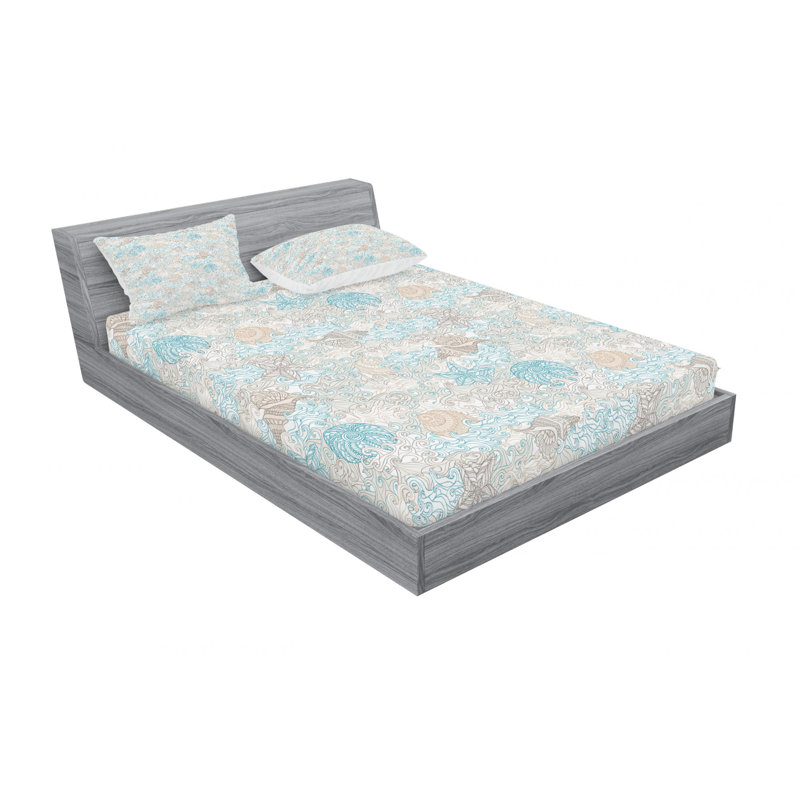 Microfiber Sheet Set, Full/Double Sheet Set with Fitted Sheet