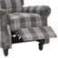 87.5cm Wide Glider Wing Chair Recliner