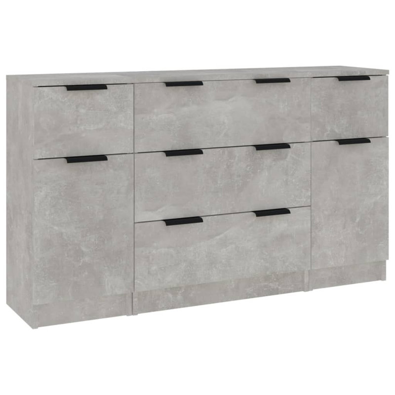 Kashun 60cm Sideboard, Concrete Grey