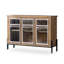 Buffet en bois massif brun