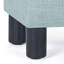 Petit repose-pied ottoman en flanelle, repose-pieds rectangulaire moderne avec pieds en plastique antidérapants, siège d'appoint rembourré pour salon, canapé, entrée-1804535306
