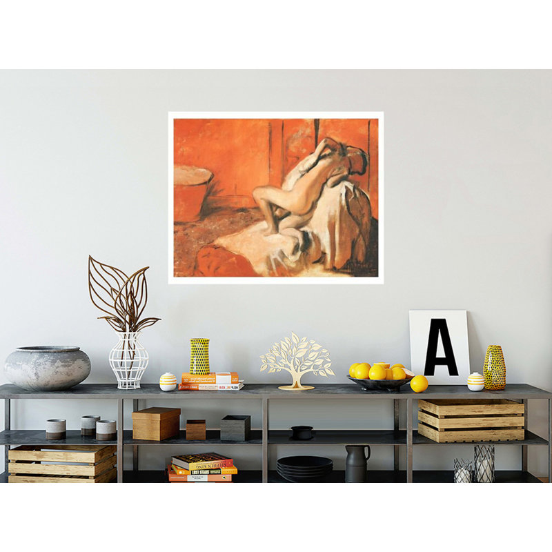 After the Bath by Edgar Degas - Giclee Print, 32" H x 40" W
