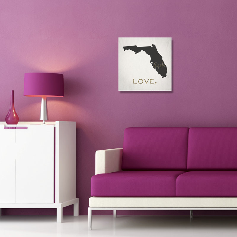 " Florida Love ", 20" H x 20" W x 1.5" D