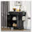29.9" Kitchen Island with Stainless Steel Top-2144084398