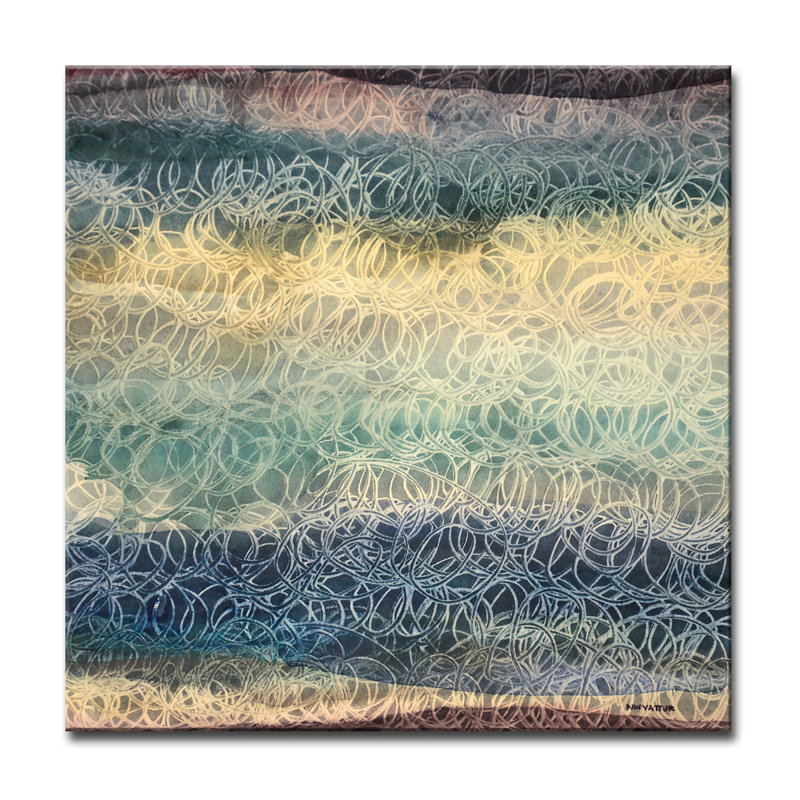 «Sea Levels» par Norman Wyatt, Jr - reproduction d'art sur toile tendue, H 30 x l 30 x P 1,5 po