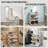 4 Tier Bamboo Shoe Rack White