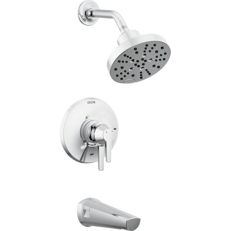 Robinet de baignoire et douche Galeon, Lumicoat chrome