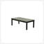 Ensemble de tables basses chic en faux marbre avec pieds noirs pour le salon-1052201136