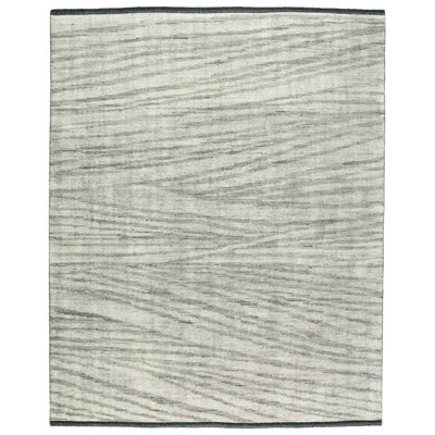 Westergard Ivory Gray Hand-Knotted Wool Rug