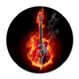 Flaming Guitar Animated Print