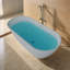 63.1'' x 28.81'' Freestanding Soaking Acrylic Bathtub