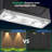 Kanstar Solar Fence Lights Modern Ip55 Waterproof 3 Color Modes Led 4 Pack
