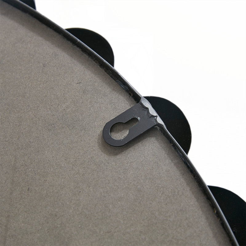 Round Wall Mirror 36"D, Black, 36" x 36"